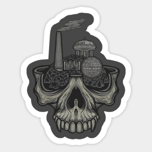 Sudbury Skull Sticker